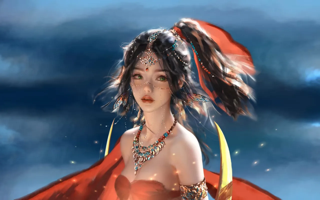 Wlop Princess live wallpaper preview