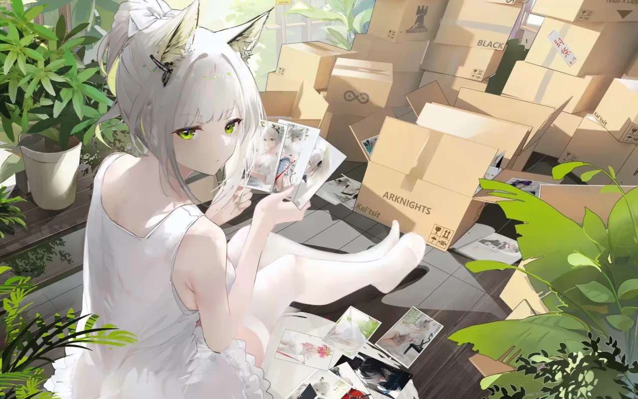 Arknights Fox Girl live wallpaper preview
