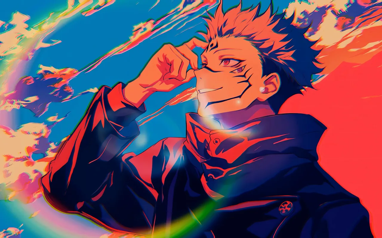 Sukuna Mischievous Smile live wallpaper preview