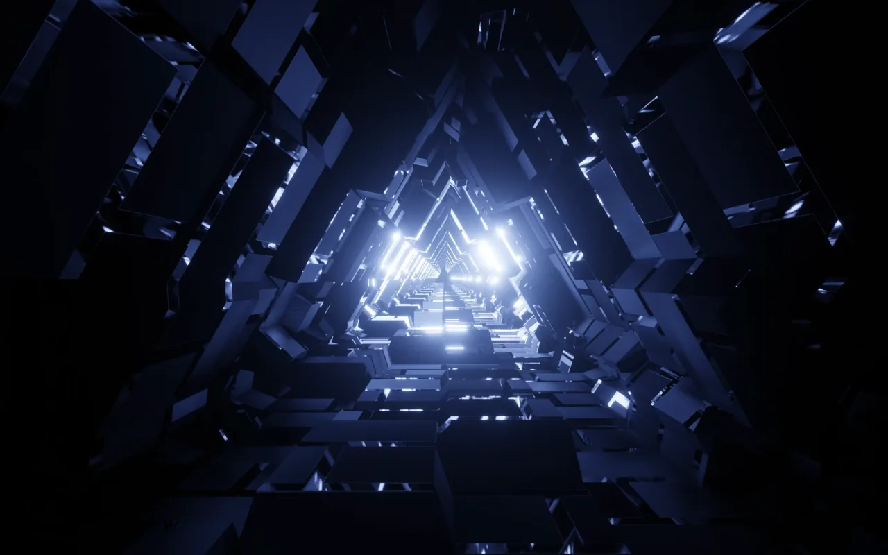 Triangle Tunnel live wallpaper preview