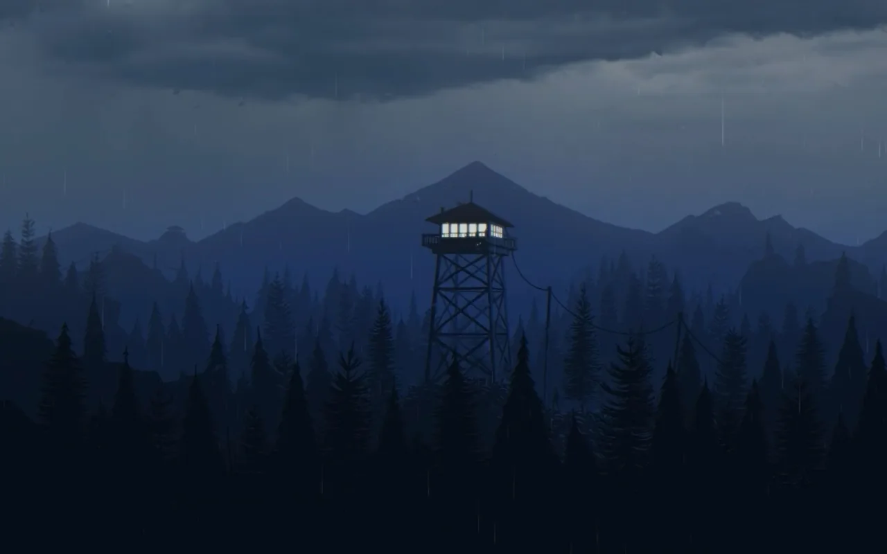Firewatch Rainy Lighthouse live wallpaper preview