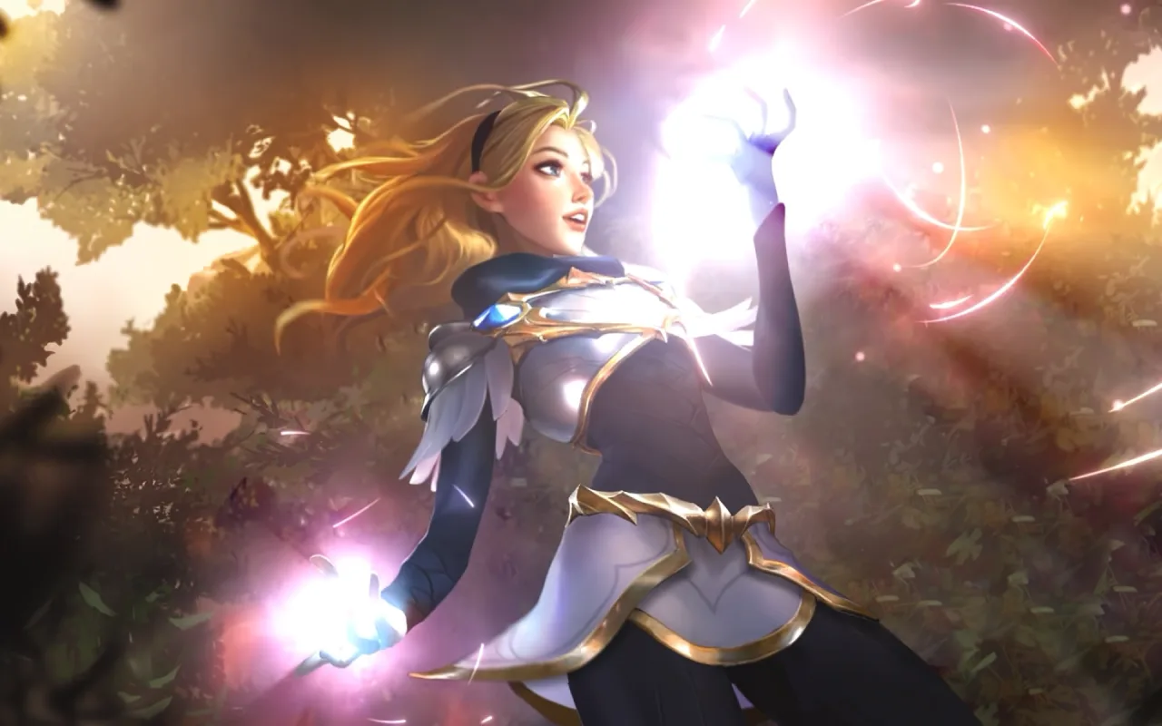 Runeterra Lux live wallpaper preview