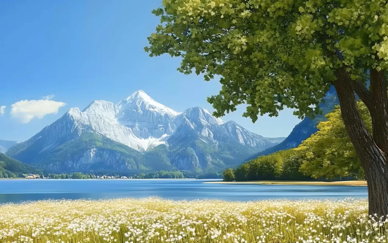 Mammoth Mountain Lake Vista live wallpaper preview