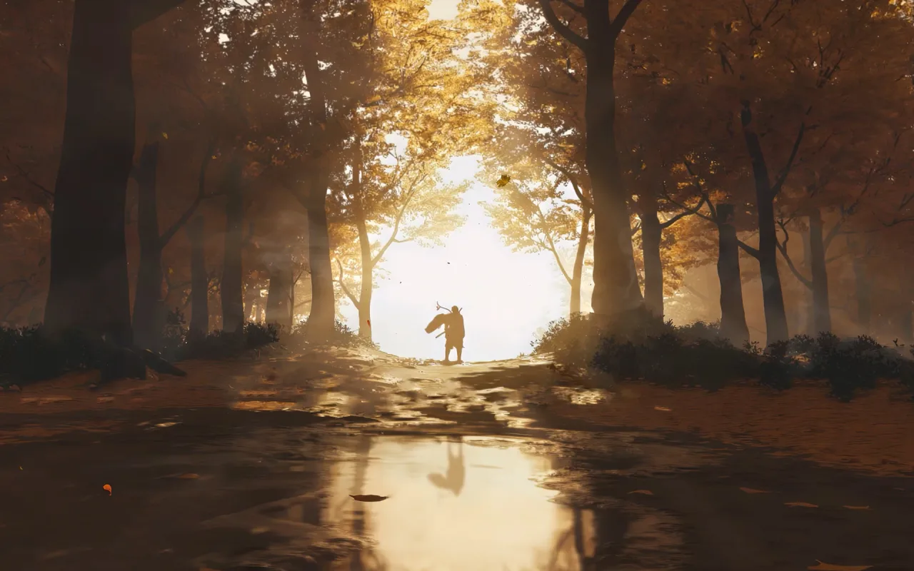 Fallen Path Of Leaves live wallpaper preview