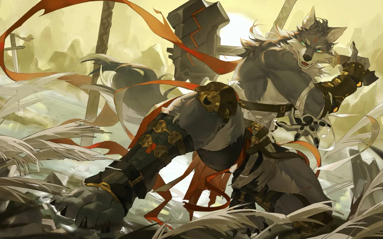 Wolf Warrior live wallpaper preview