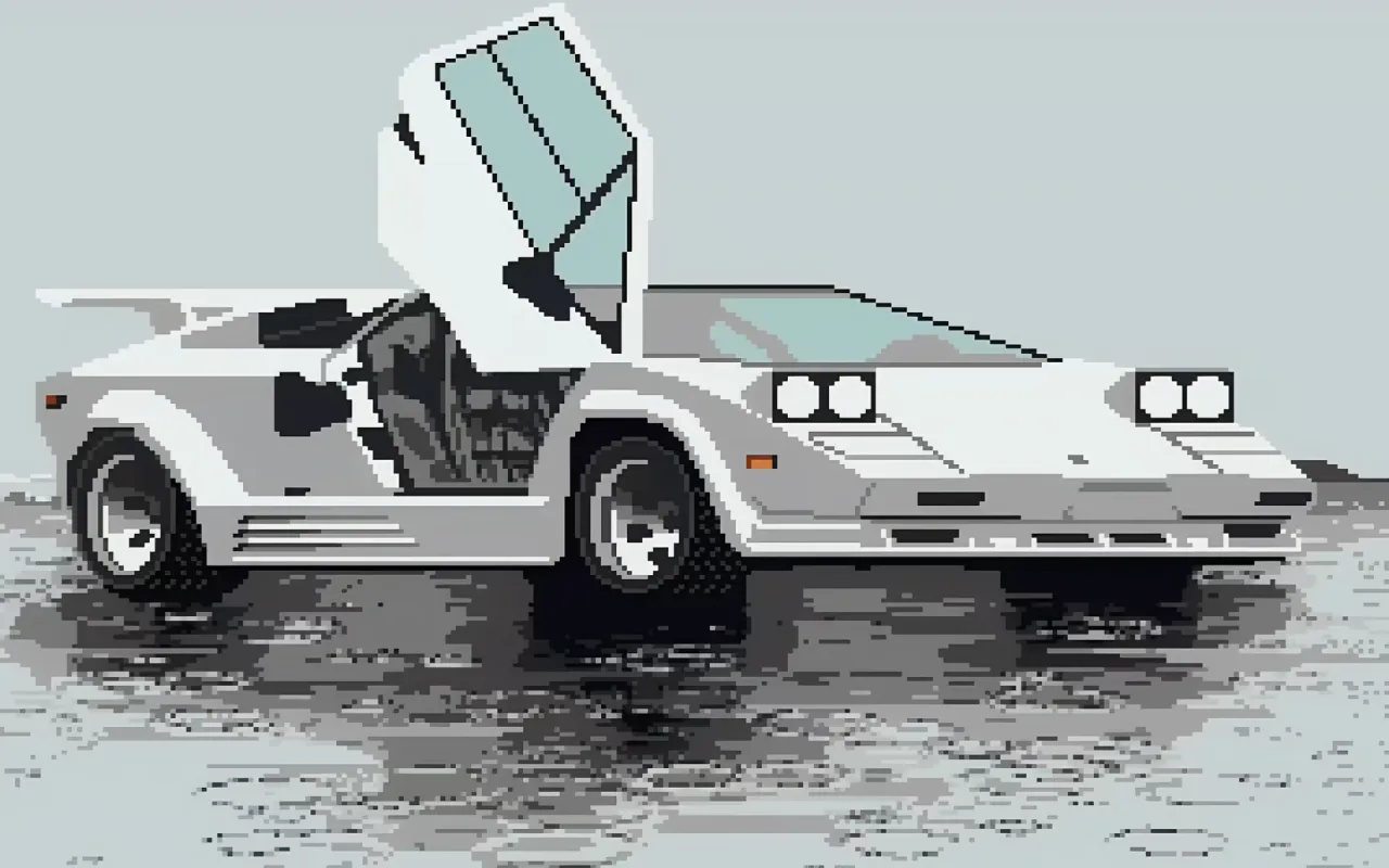 Pixel Car live wallpaper preview