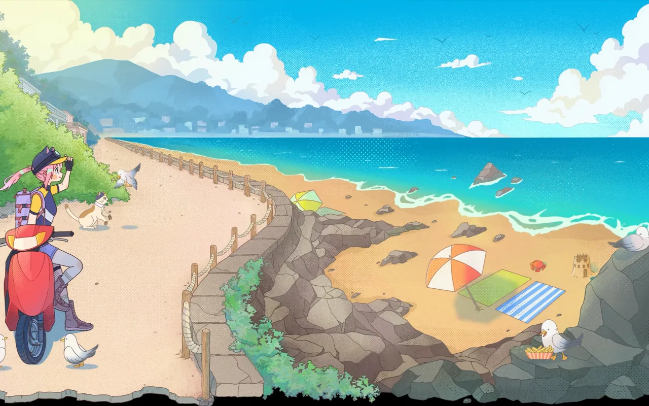 Sunny Shores live wallpaper preview