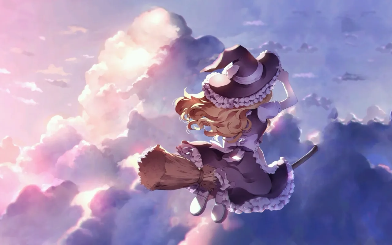 Girl Witch live wallpaper preview
