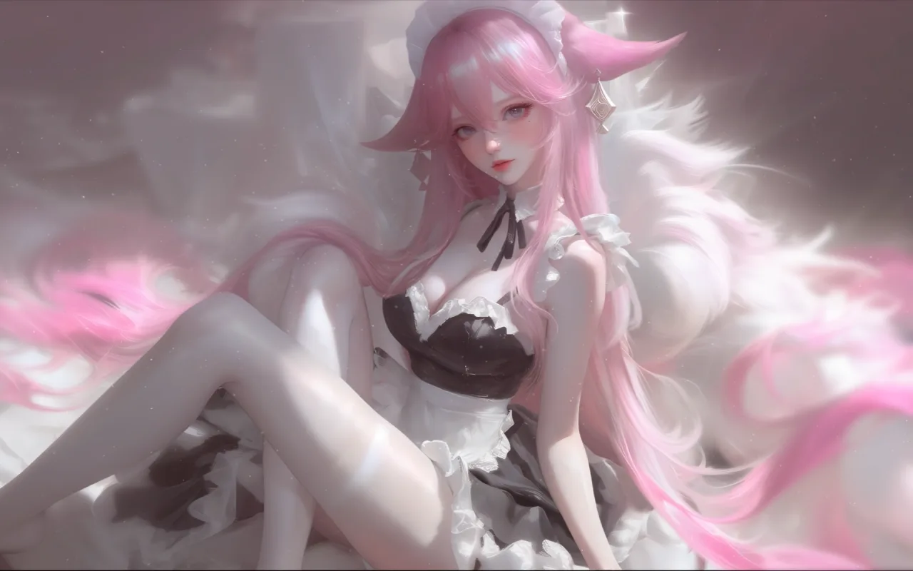 Maid Yae live wallpaper preview