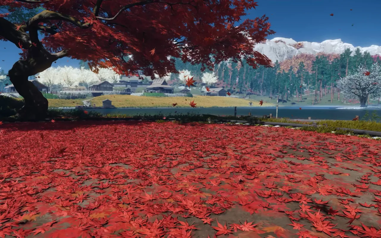 Omi Village Ghost Of Tsushima live wallpaper preview