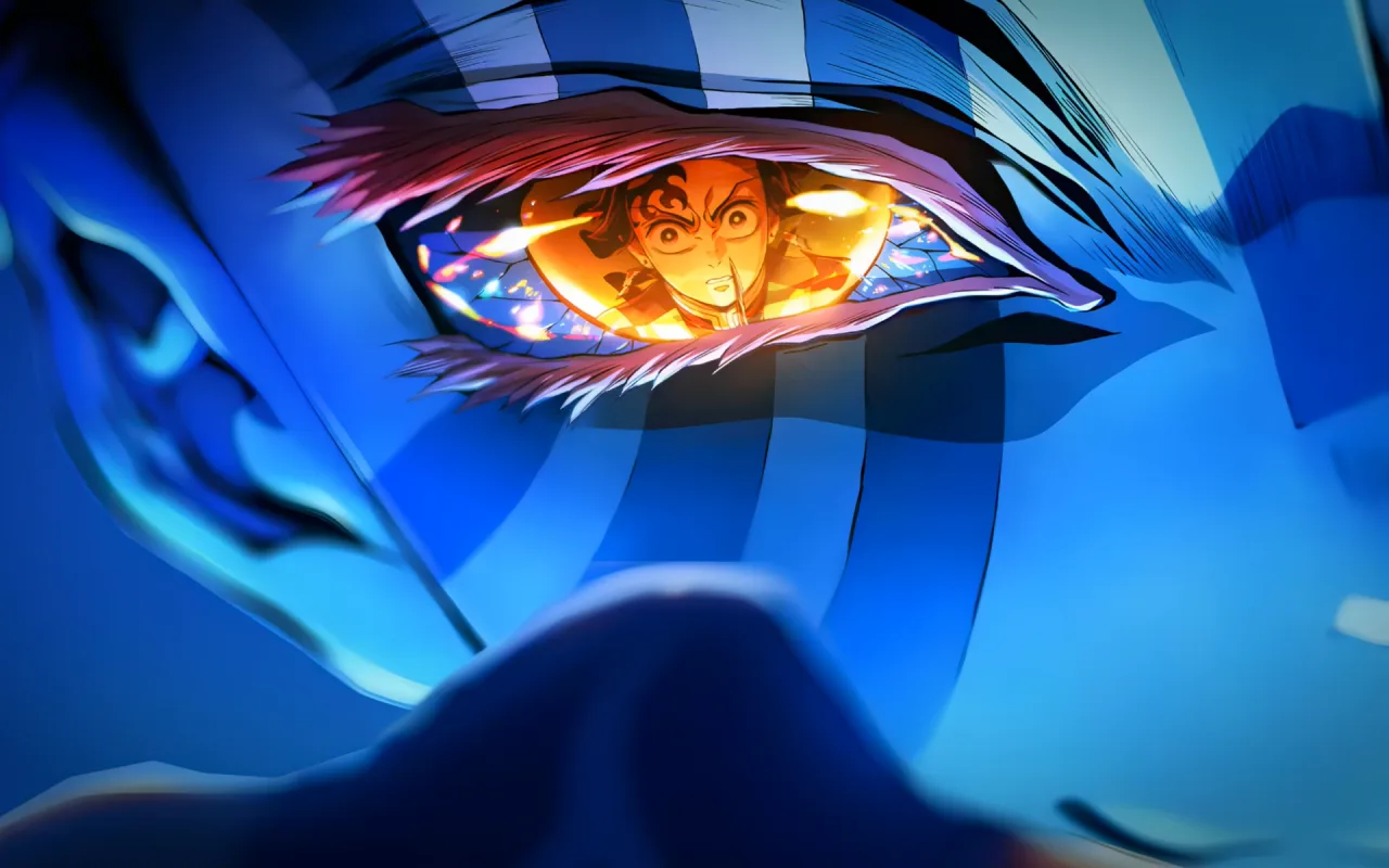 Kamado Akaza live wallpaper preview