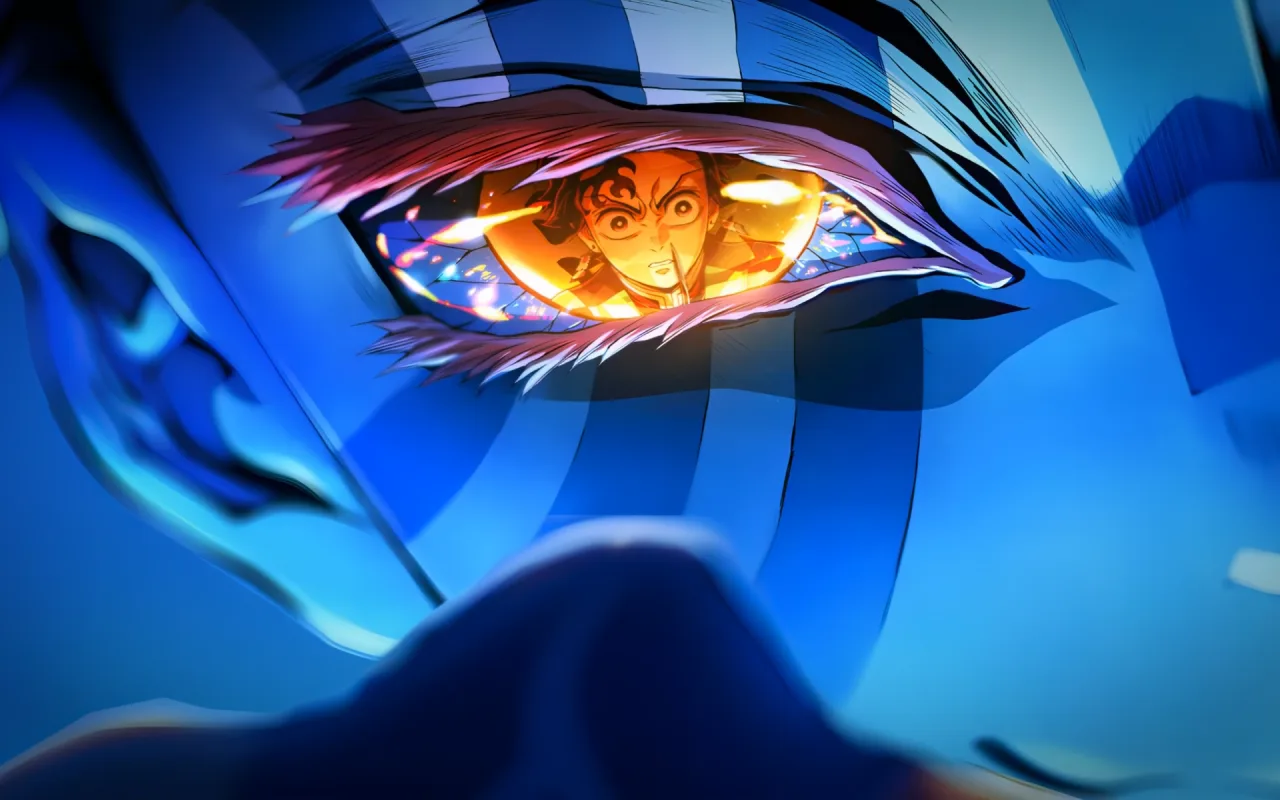 Kamado Akaza live wallpaper preview