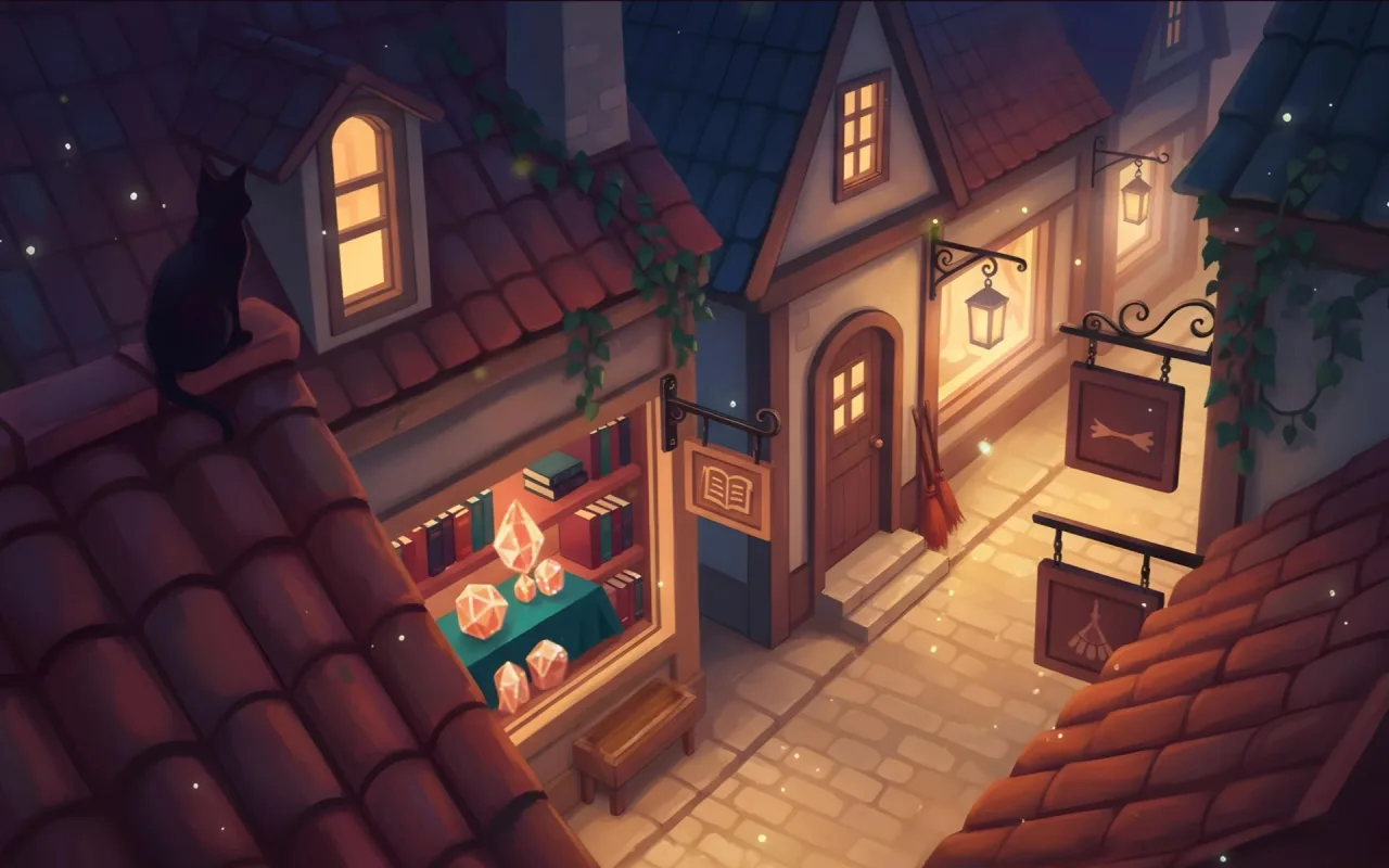 Magical Alley live wallpaper preview