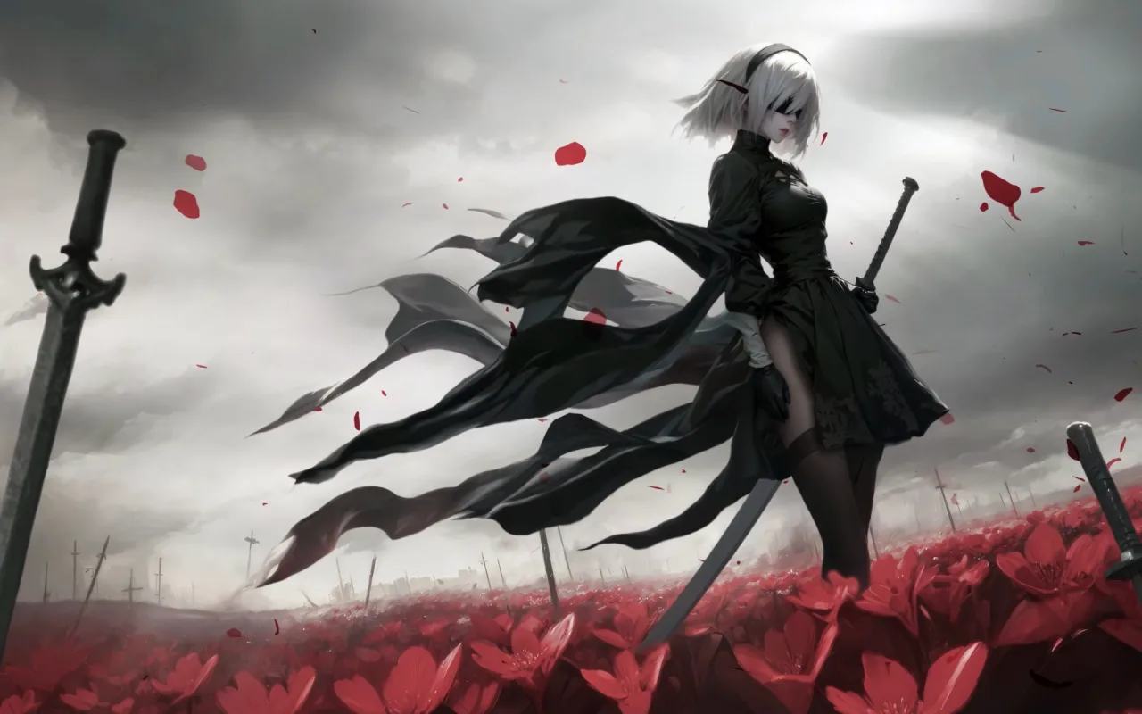 2B Nier:Automata live wallpaper preview
