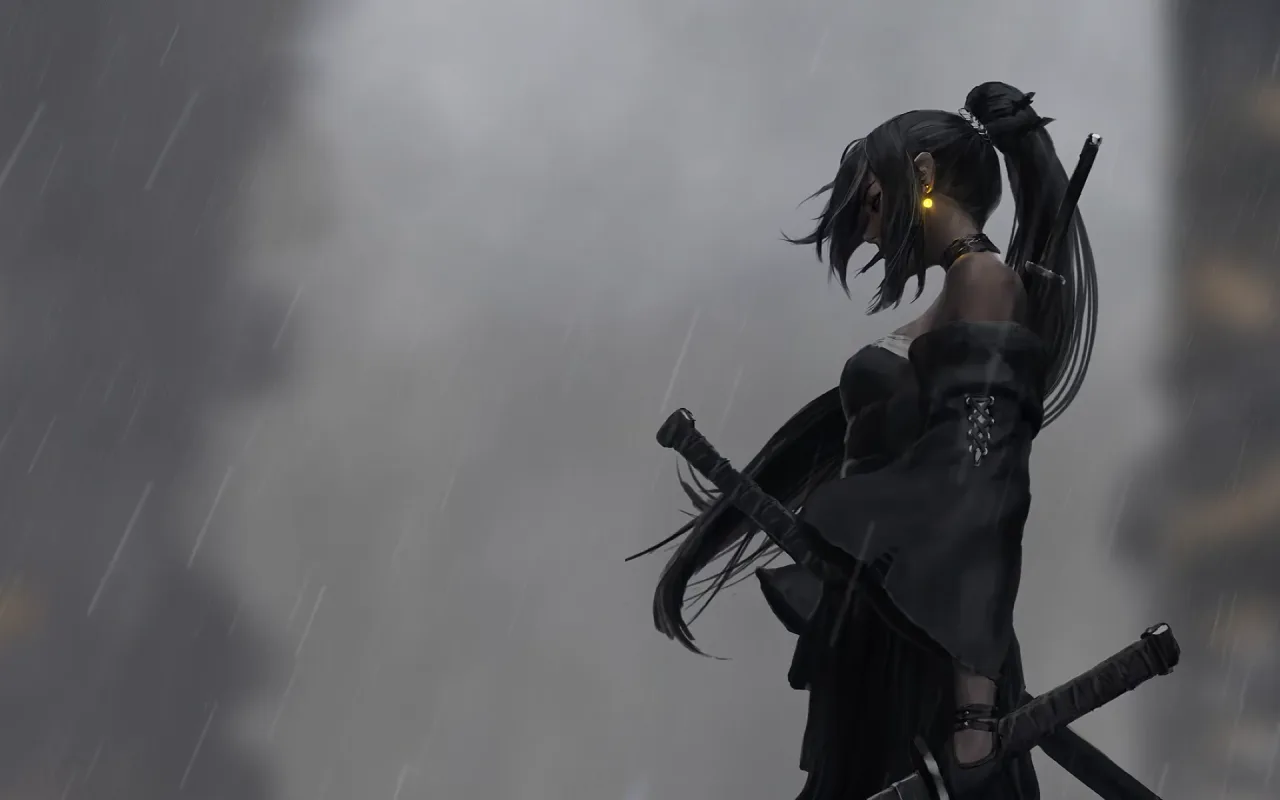Samurai Girl live wallpaper preview