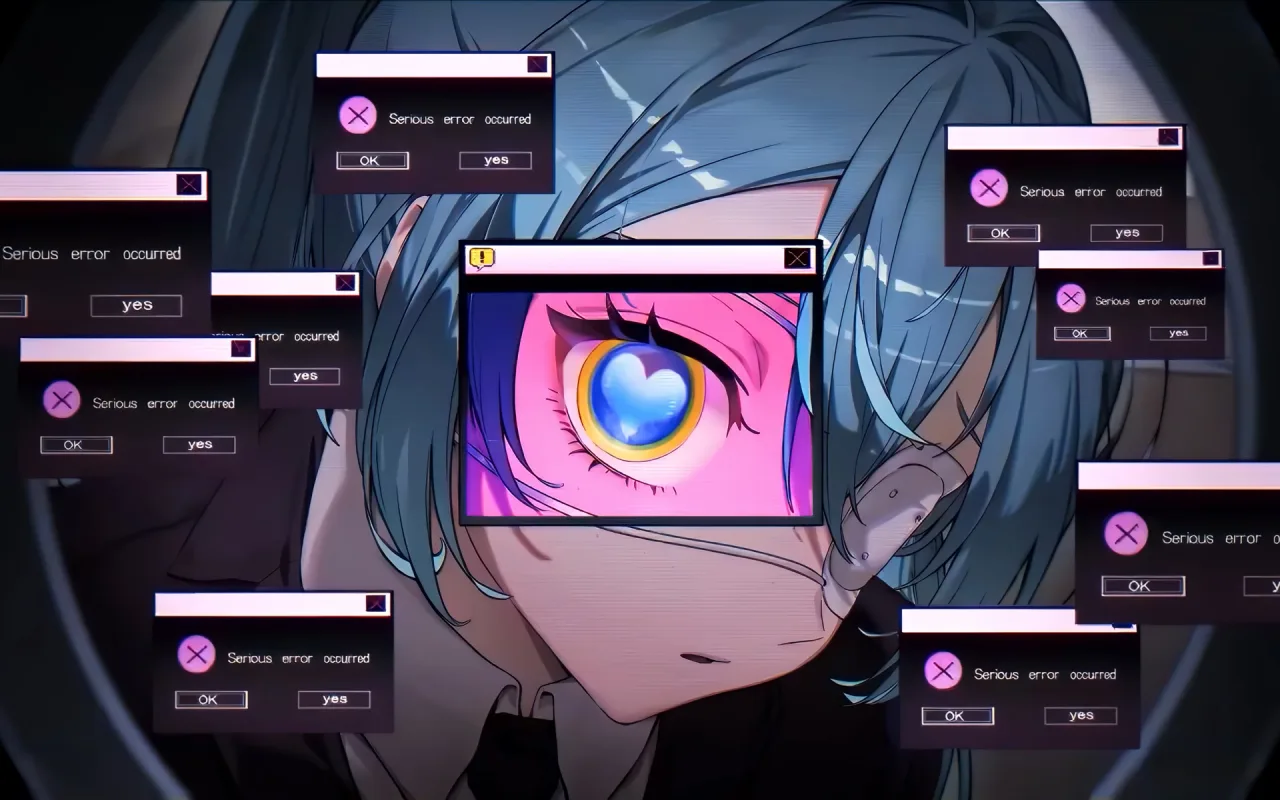 Miku System Error live wallpaper preview