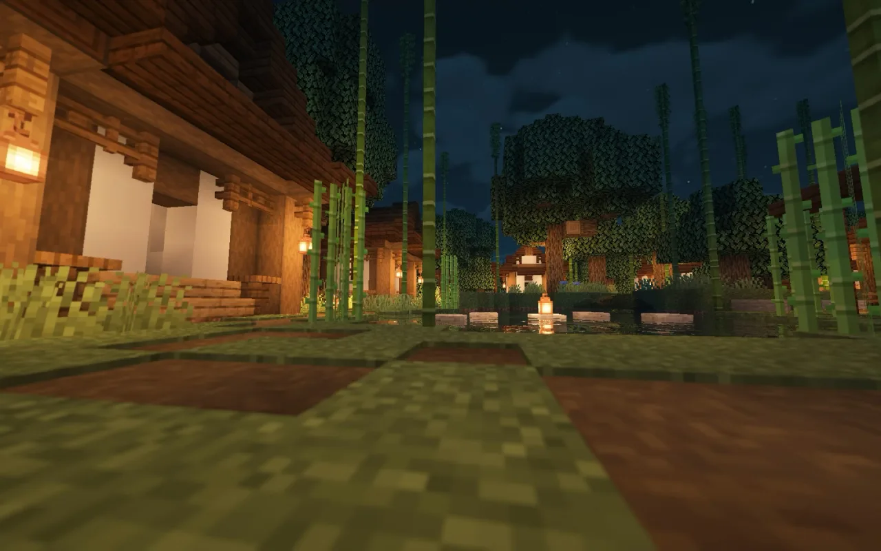 Minecraft Garden live wallpaper preview