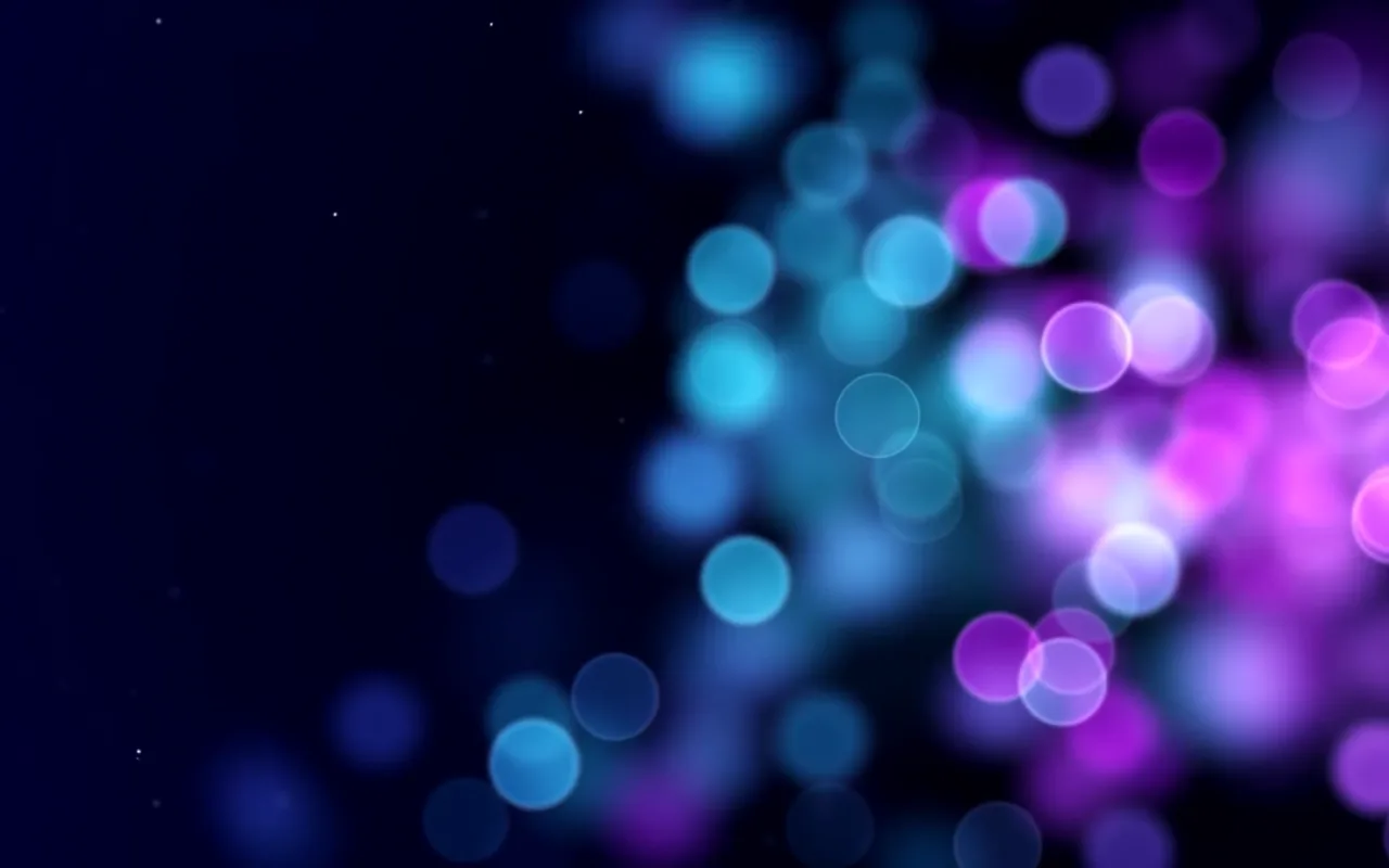 Blue Bokeh live wallpaper preview