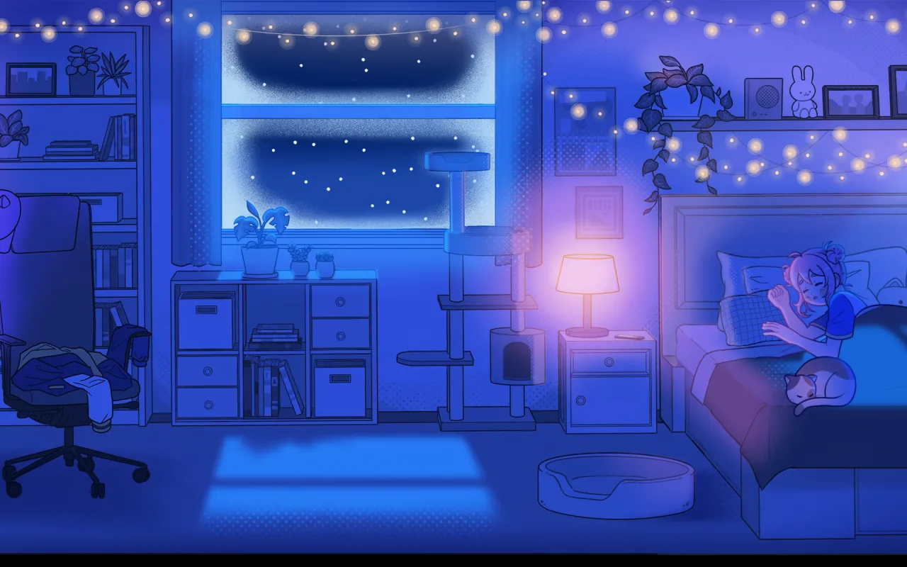 Steam – Snowy Slumber live wallpaper preview