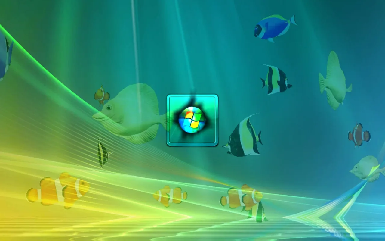 Windows Aquarium live wallpaper preview
