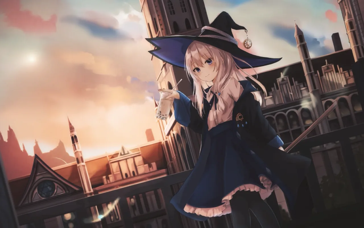 Journey of Elaina live wallpaper preview