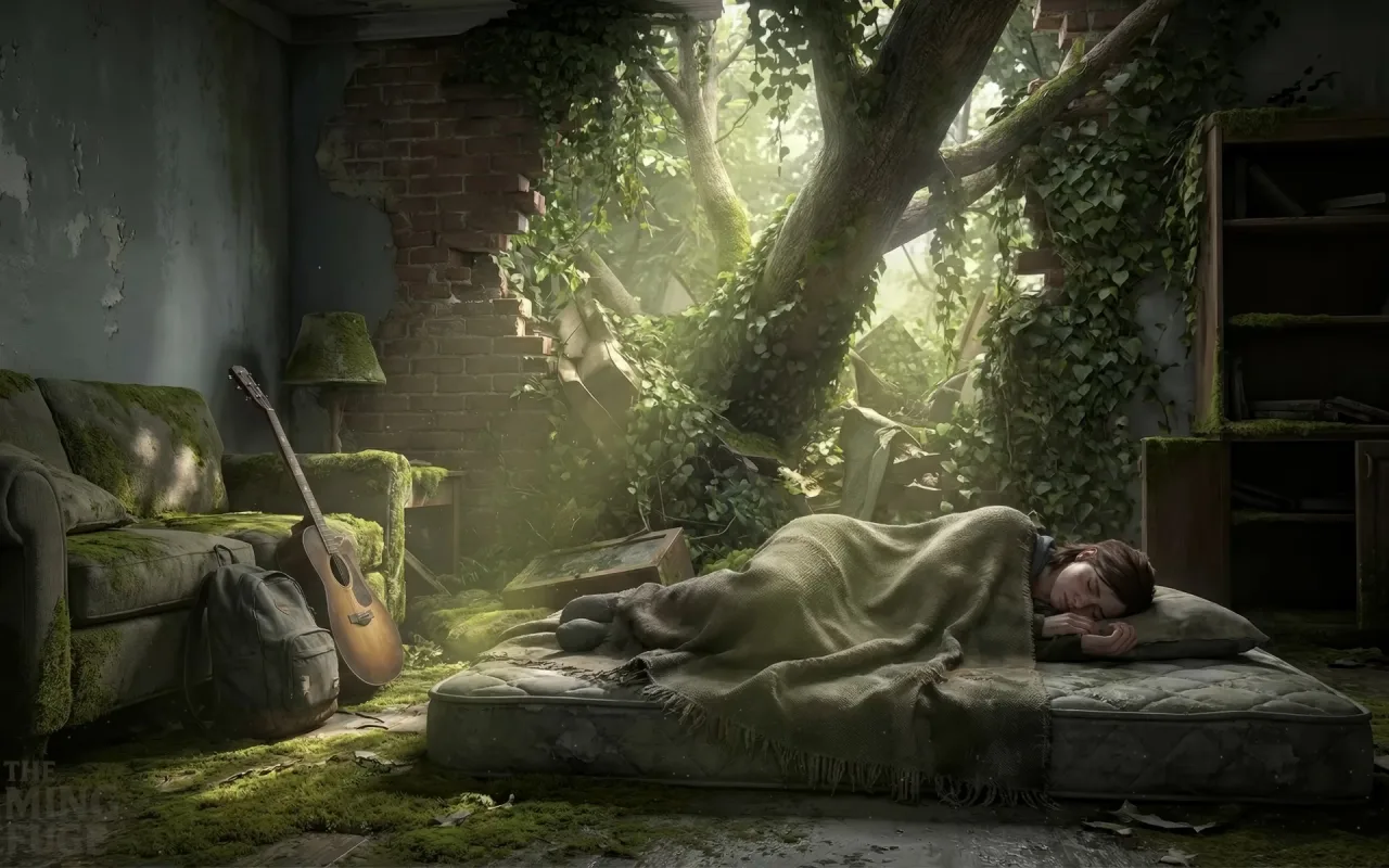 The Last of Us: Ellie Sleeping live wallpaper preview
