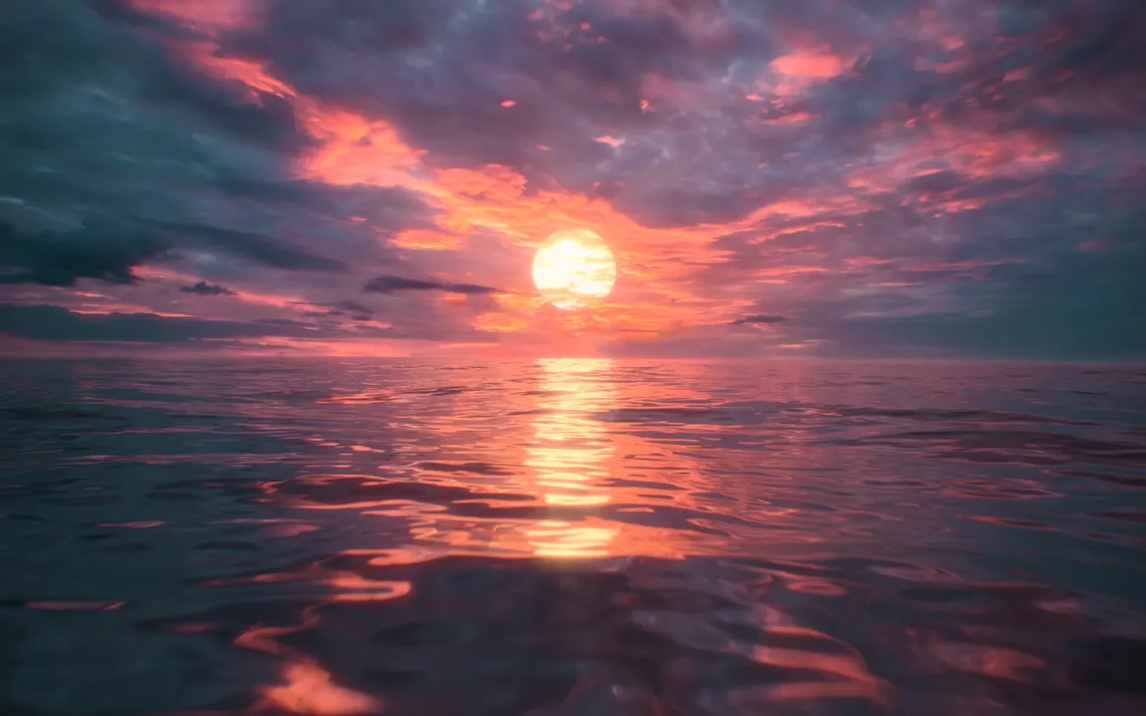 Paradise Sunset live wallpaper preview