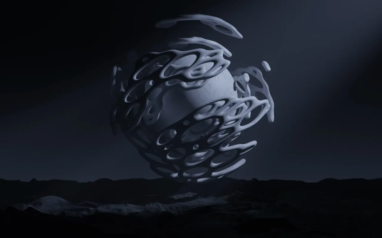 White Sphere live wallpaper preview