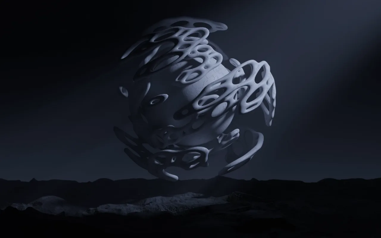 White Sphere live wallpaper preview