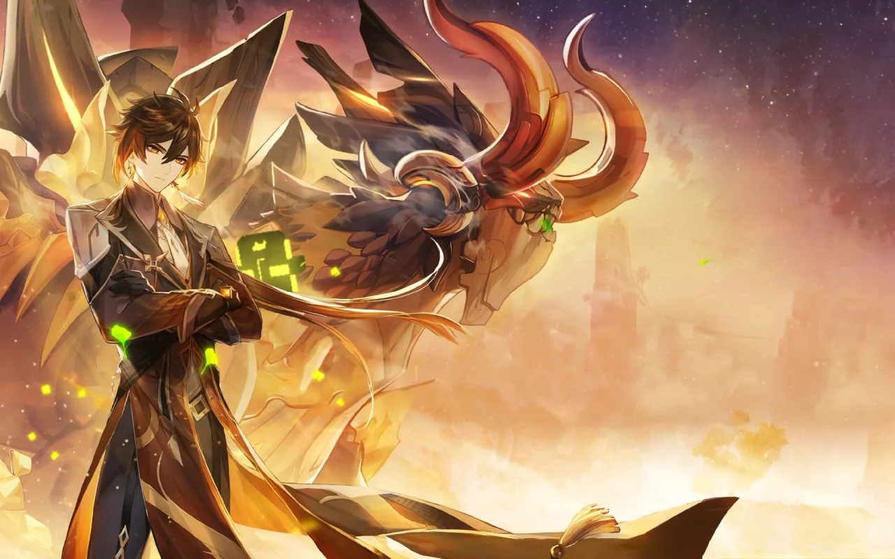 Zhongli live wallpaper preview