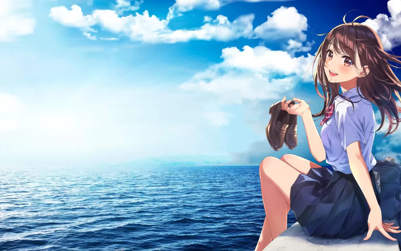 Sea Girl live wallpaper preview