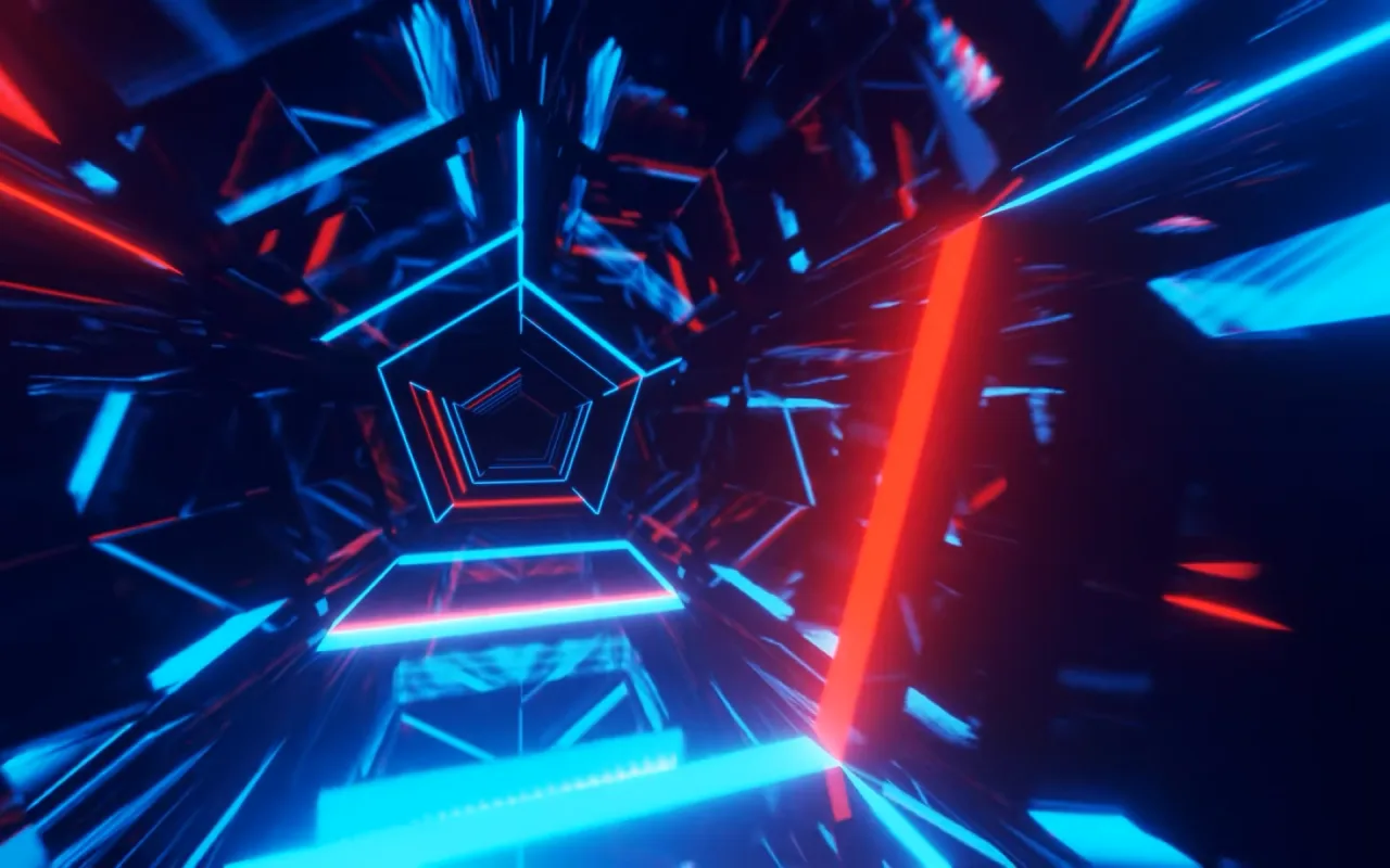 Neon Tunnel live wallpaper preview