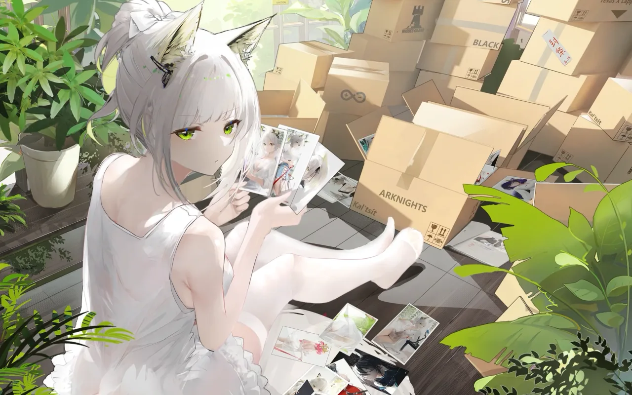 Arknights Kal'tsit live wallpaper preview
