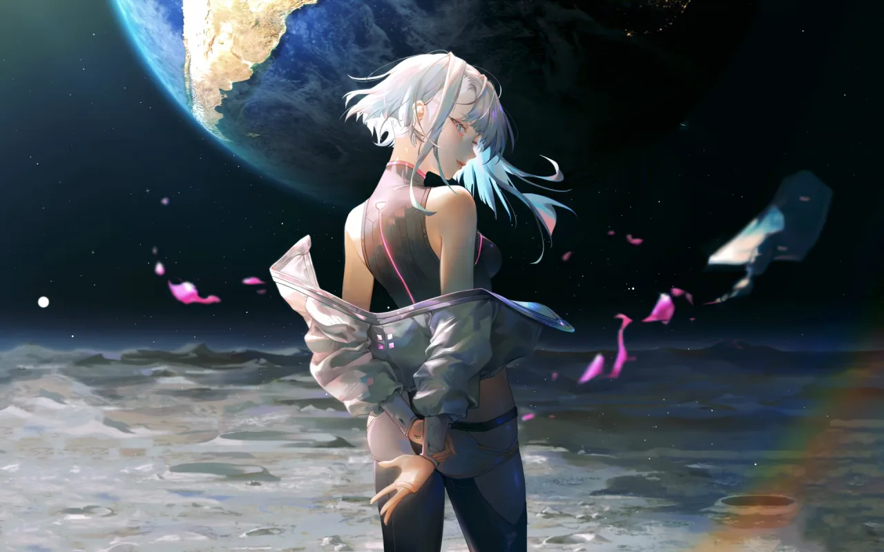 Cyberpunk Edgerunners Moon live wallpaper preview