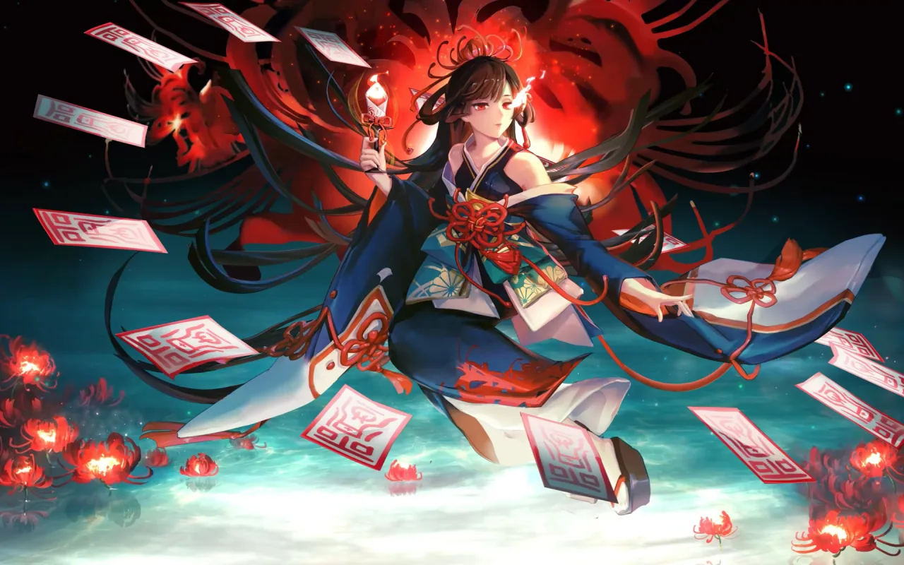 Higanbana Onmyoji live wallpaper preview