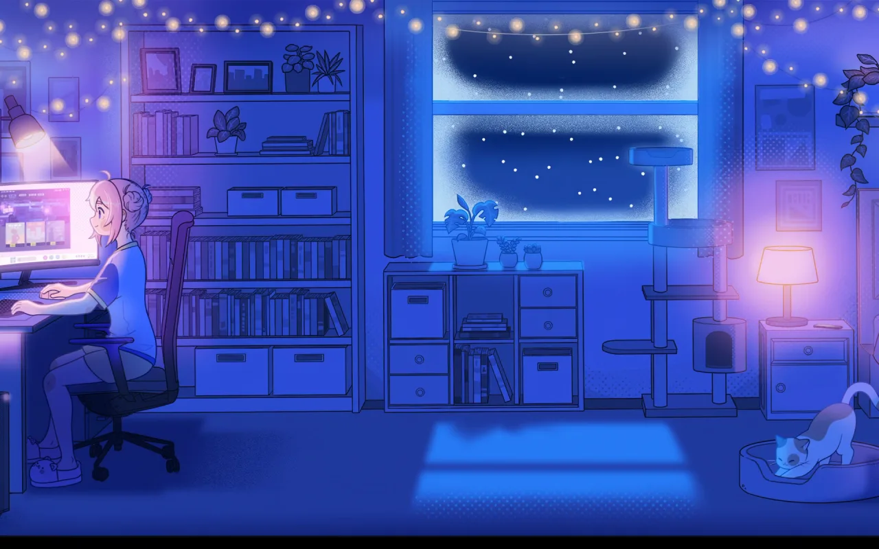 Snowy Sanctuary live wallpaper preview
