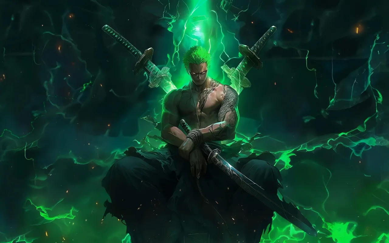 Zoro live wallpaper preview