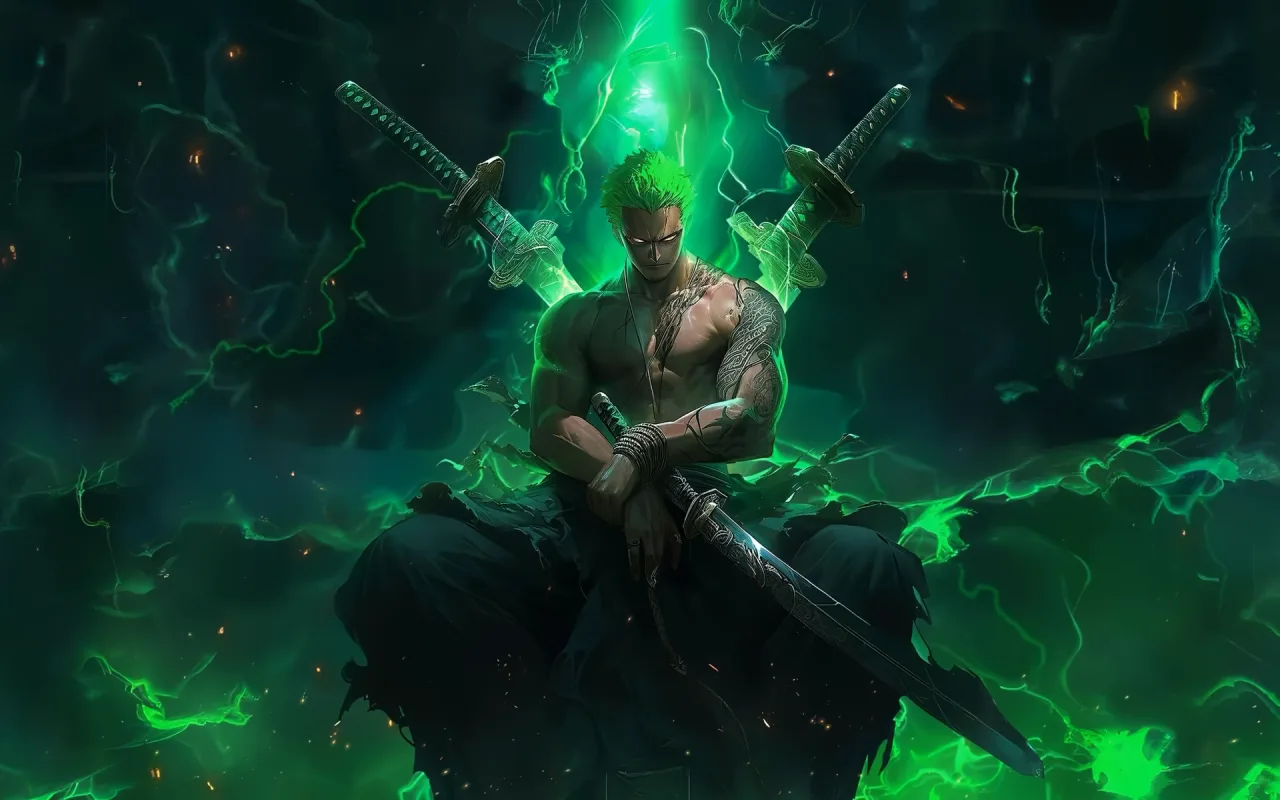 Zoro live wallpaper preview