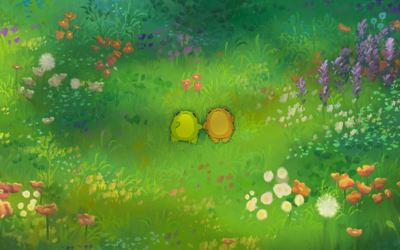 Cloud Watching Frogs live wallpaper preview