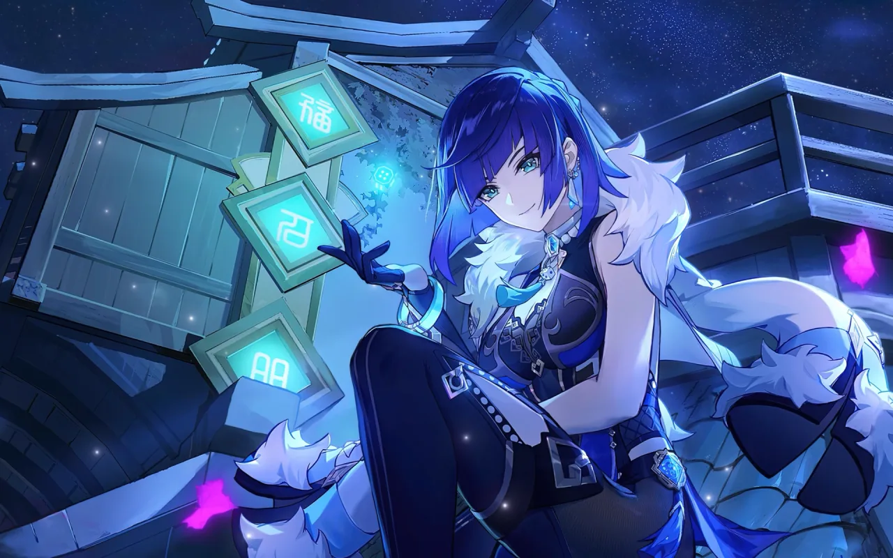 Yelan live wallpaper preview