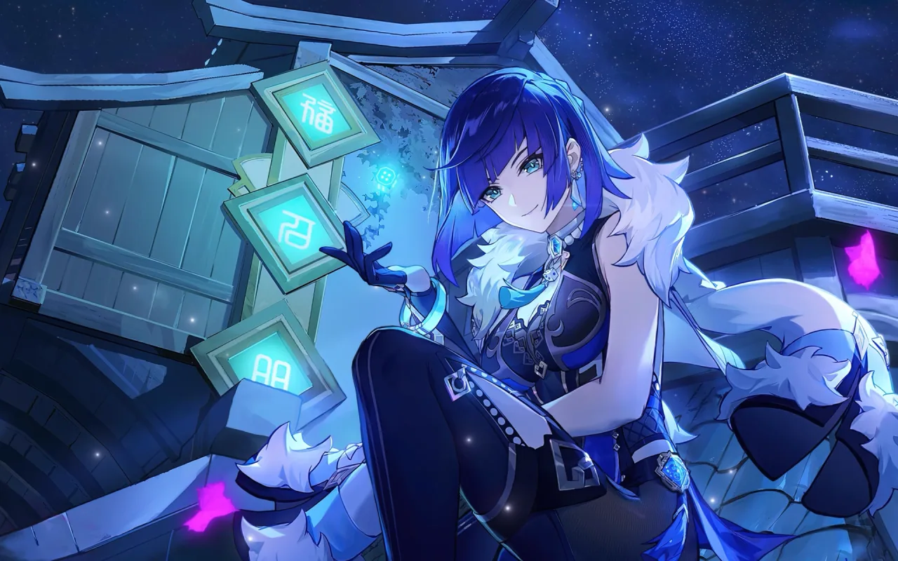 Yelan live wallpaper preview