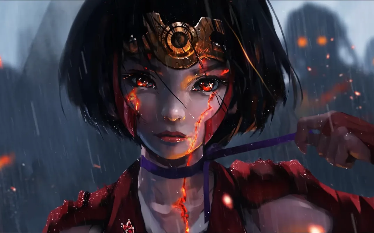 Kabaneri Mumei live wallpaper preview