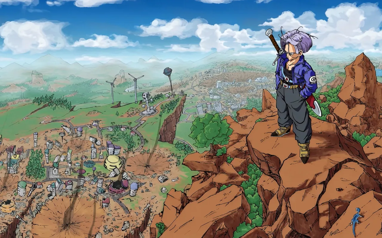 Future Trunks live wallpaper preview