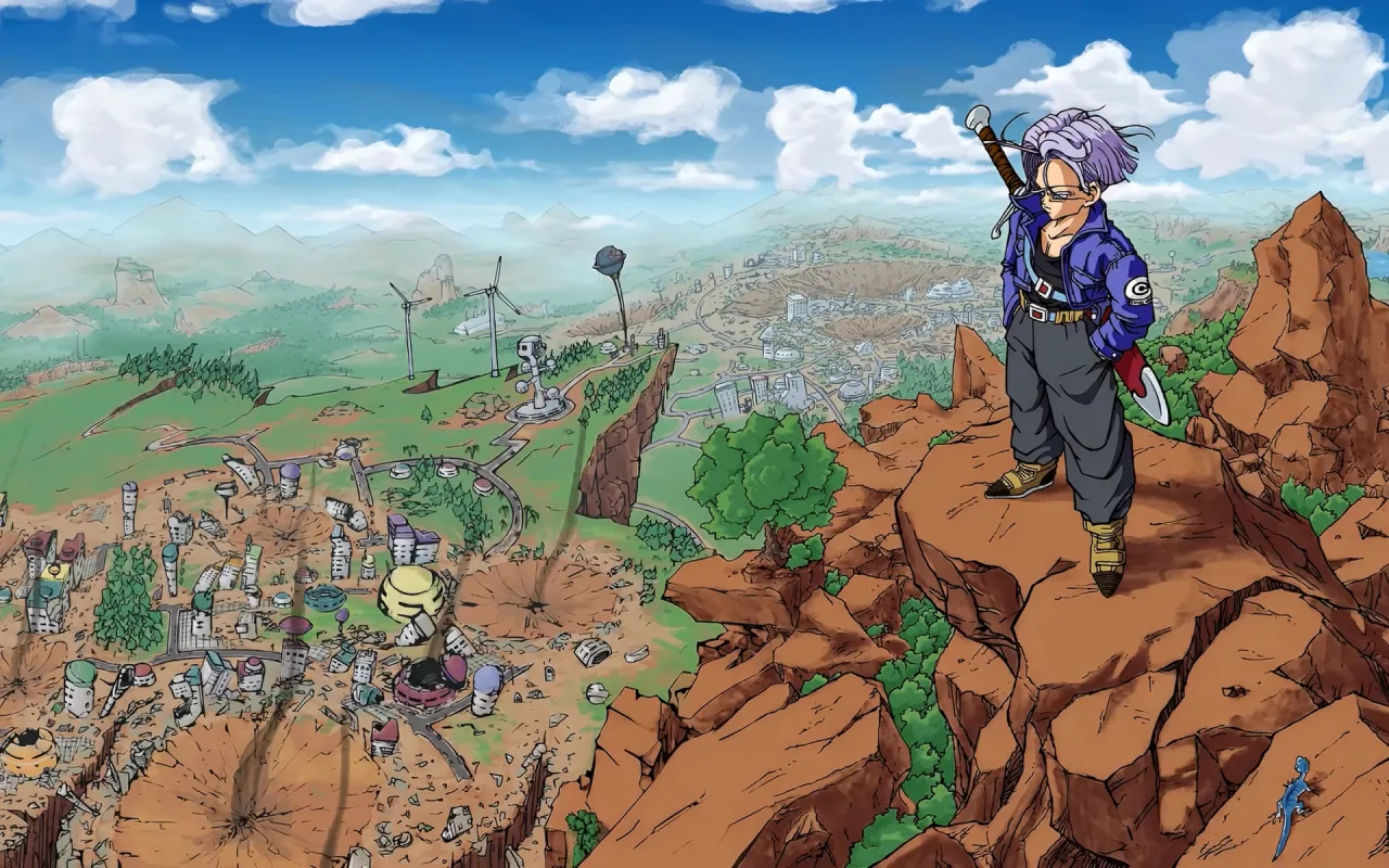 Future Trunks live wallpaper preview