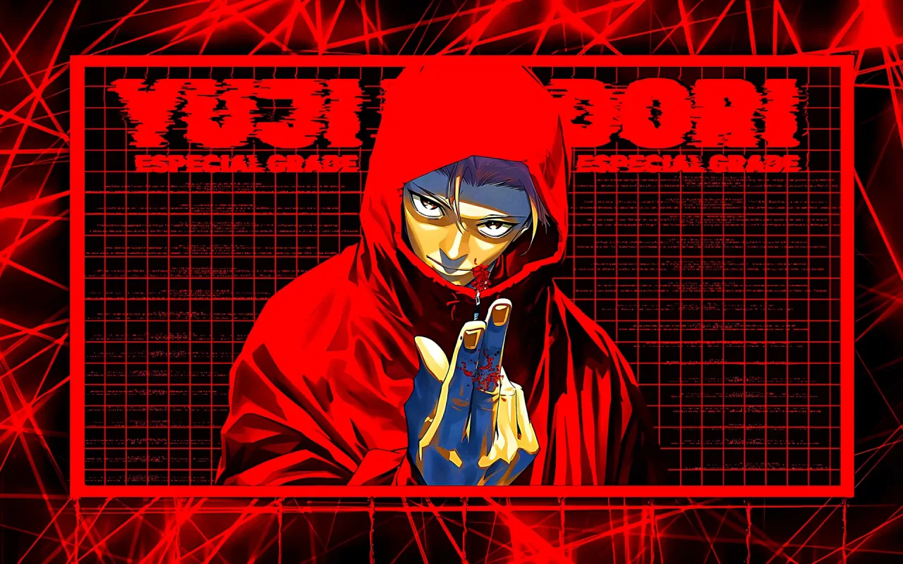 Red Yuji live wallpaper preview
