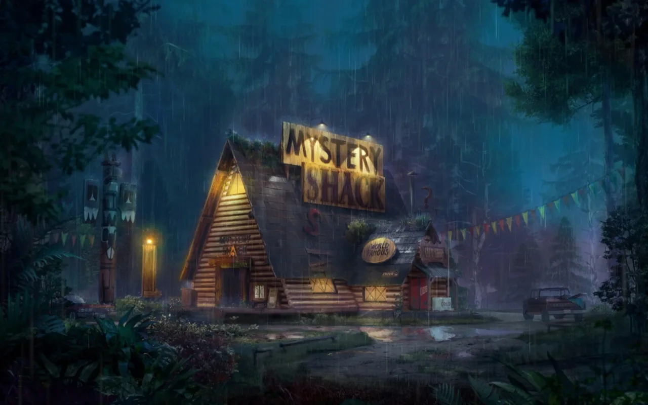 Gravity Falls Mystery Shack live wallpaper preview