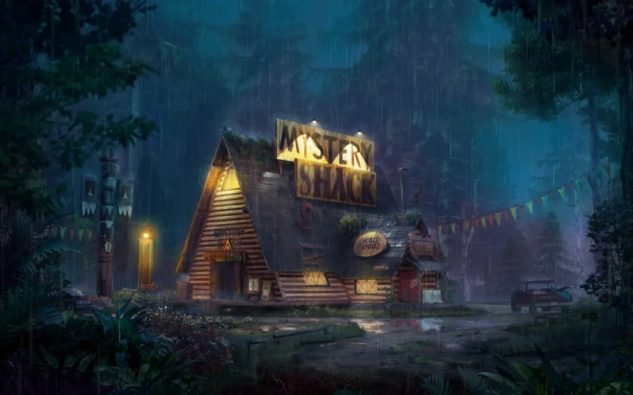 Gravity Falls Mystery Shack live wallpaper preview