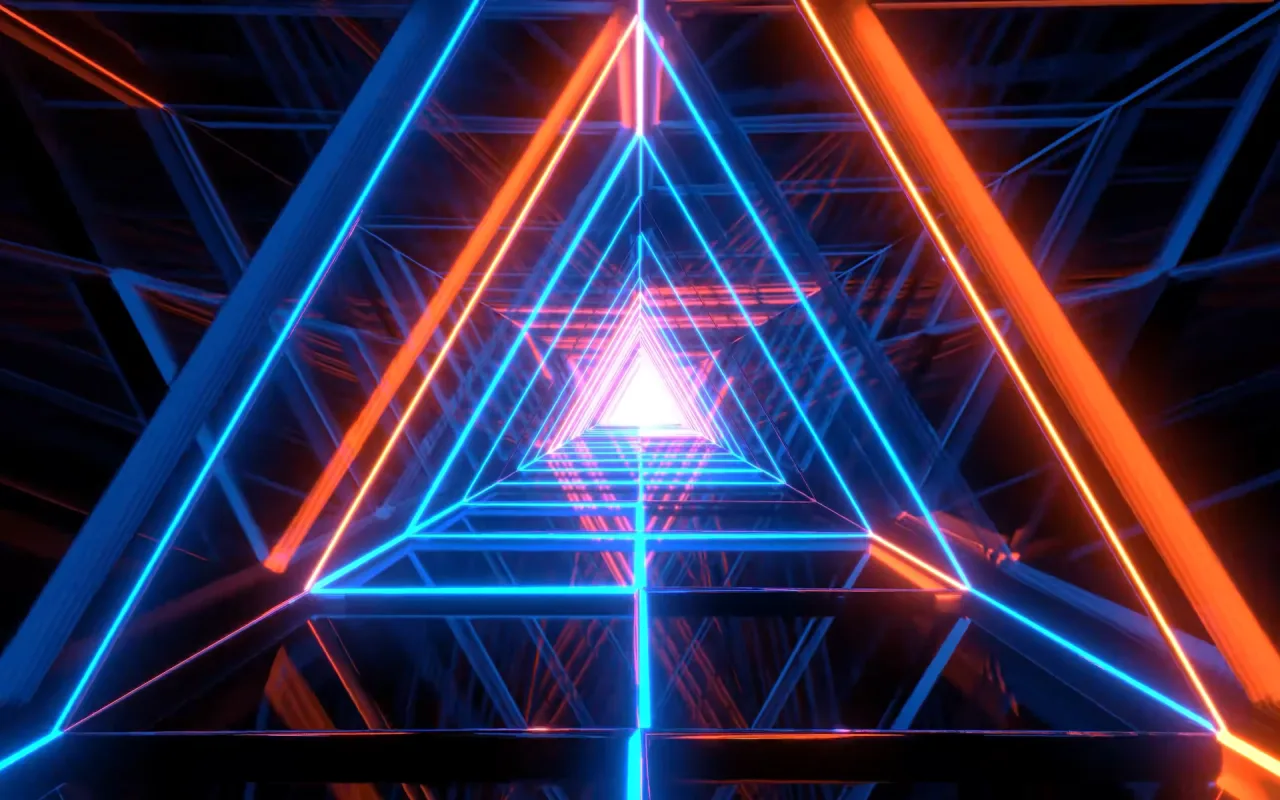 Neon Tunnel live wallpaper preview