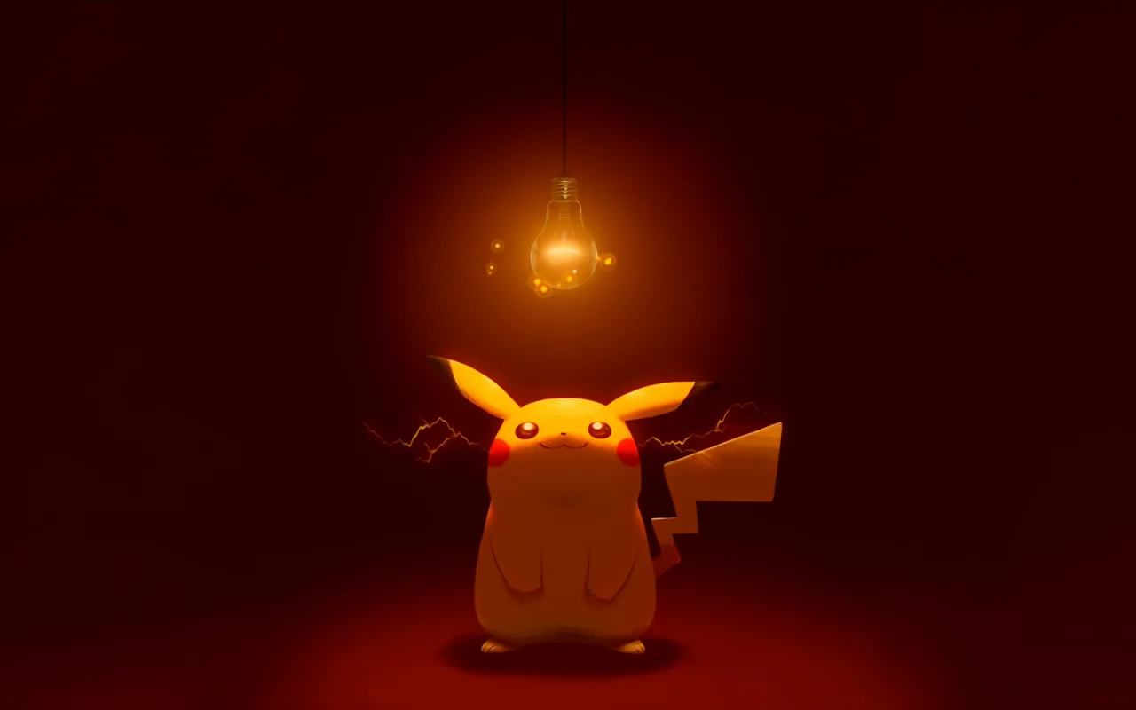 Pikachu Light live wallpaper preview