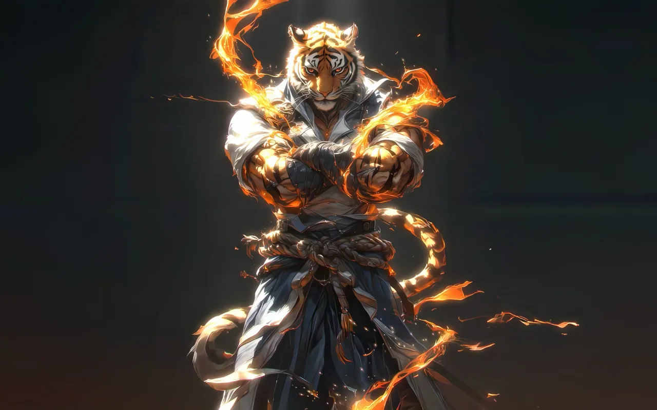 Tiger Warrior live wallpaper preview